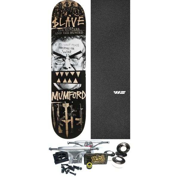 Slave Skateboards Matt Mumford Warmonger rerun Skateboard Deck - 8" x 31.75" - Complete Skateboard Bundle